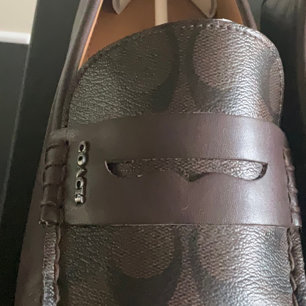 Coach Mott Driver Sig PVC Loafers - Mahogany - Picture 3 of 9